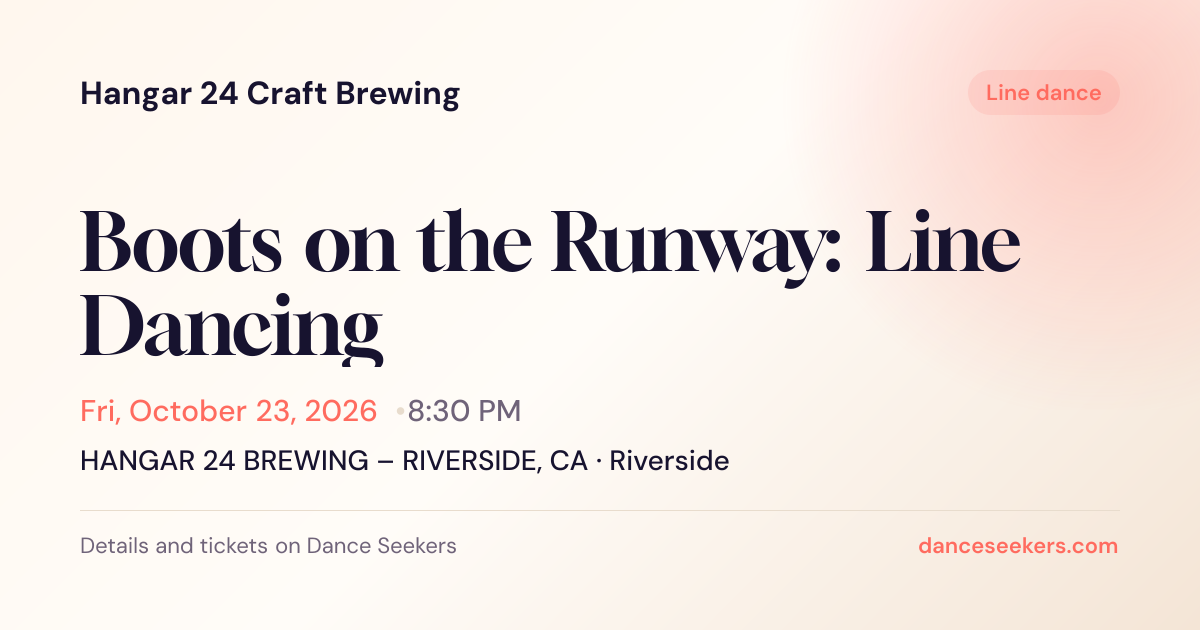 Boots on the Runway: Line Dancing